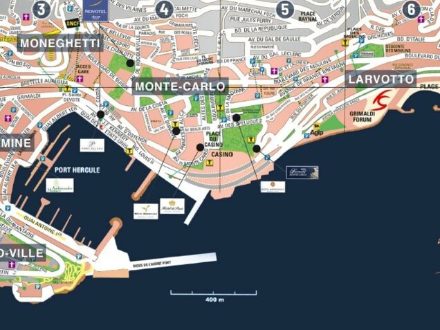 QUARTIERS DE MONACO