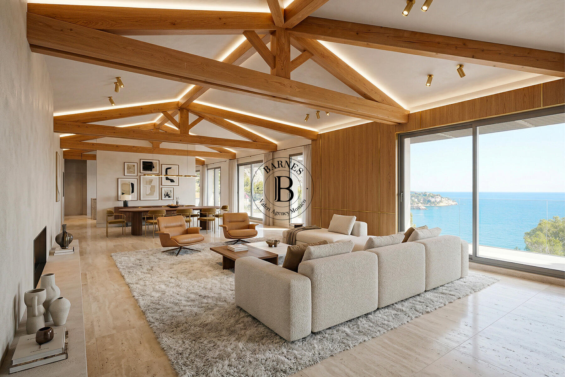 ÈZE - CONTEMPORARY VILLA - PANORAMIC SEA VIEW - 3/13